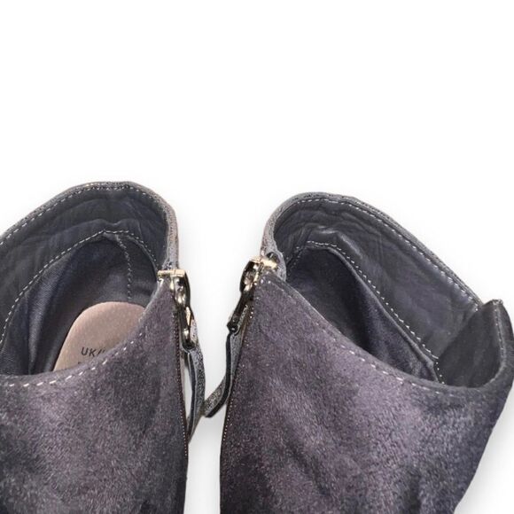 Primark Comfort Fit Side Zip Ankle Boots Grey Women's 8 - Picture 11 of 11